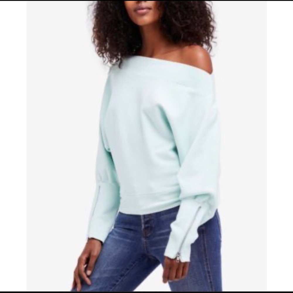 Free People Hide & Seek Off The Shoulder Sweater💋